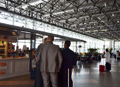 イタリア・ミラノのマルペンサ国際空港第2ターミナル