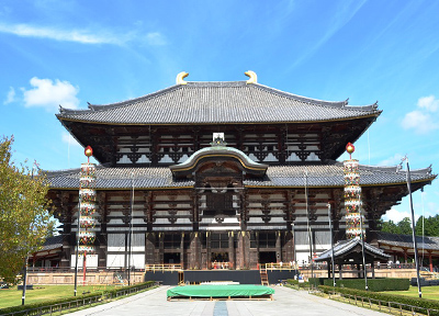 世界最大級の大きさを誇る東大寺の金堂