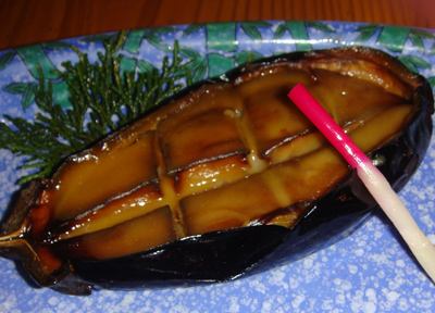 久住高原コテージ内にある「四季彩」で食べた米茄子味噌田楽は最高です。